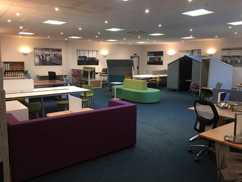 BT Office Furniture Showroom in High Buckinghamshire